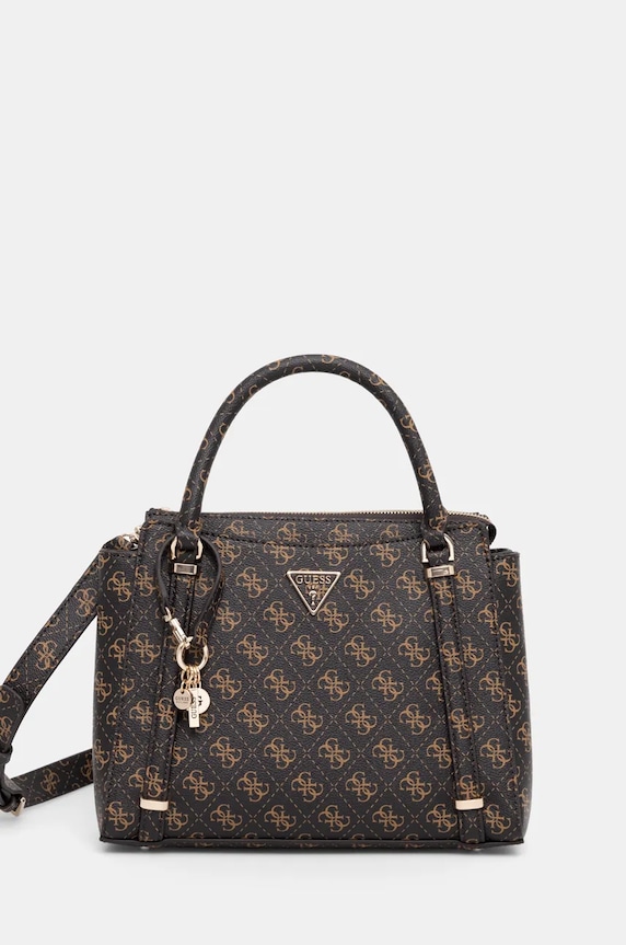 Τσάντα Guess συνθετικό καφέ HWEQG9.51006