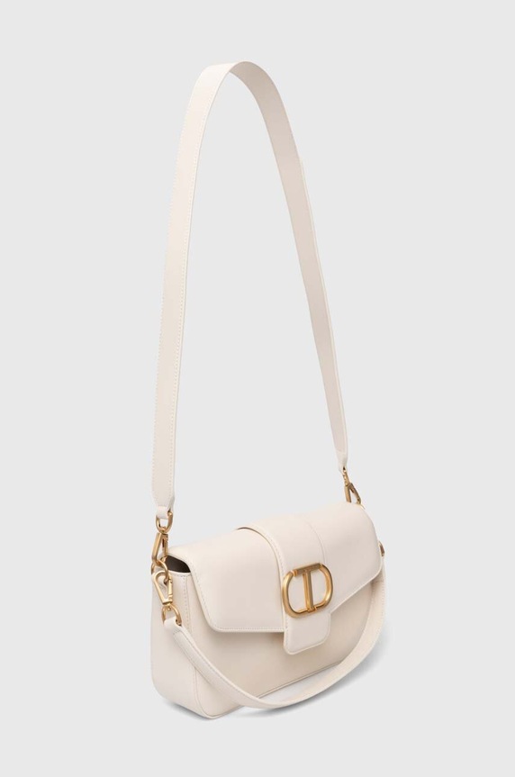 Δερμάτινη τσάντα Twinset 242TB7090 μπεζ AW24