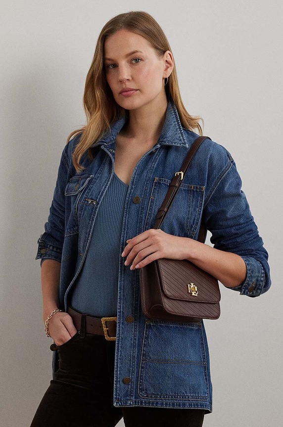Lauren Ralph Lauren poseta de piele 431950822