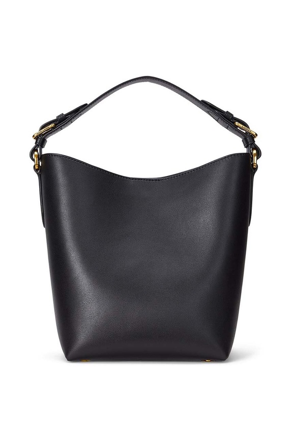 Kožená kabelka Lauren Ralph Lauren 431950855 černá AW24