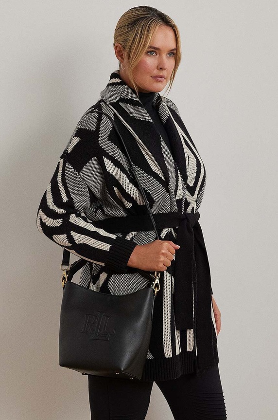 Kožená kabelka Lauren Ralph Lauren 431950855