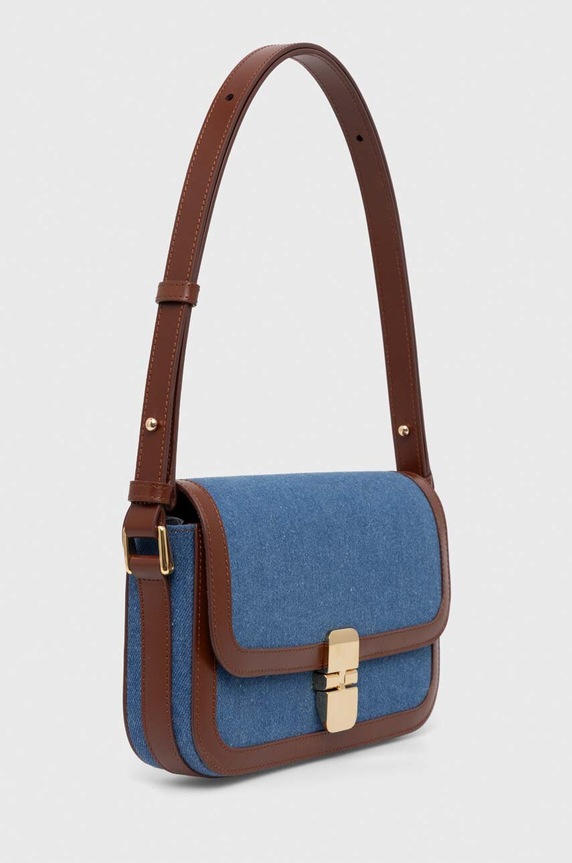 A.P.C. torebka sac grace baguette COHDH.F61615 brązowy AW24