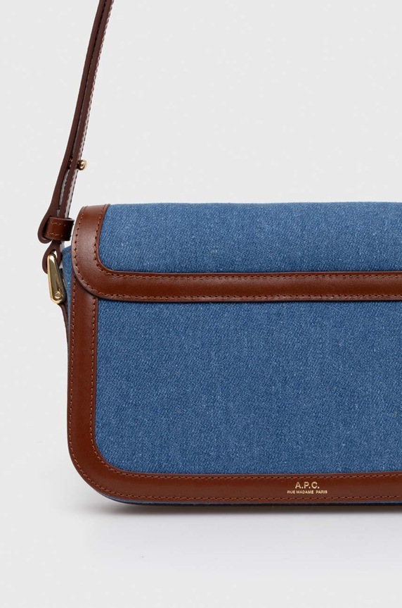 Akcesoria A.P.C. torebka sac grace baguette COHDH.F61615 brązowy