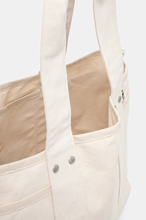 The North Face borsa a mano in cotone Circular NF0A88TNLE71 beige