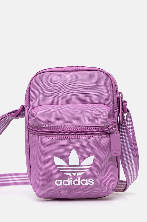 Torba adidas Originals Adicolor premalo za format A4 ljubičasta IX7472