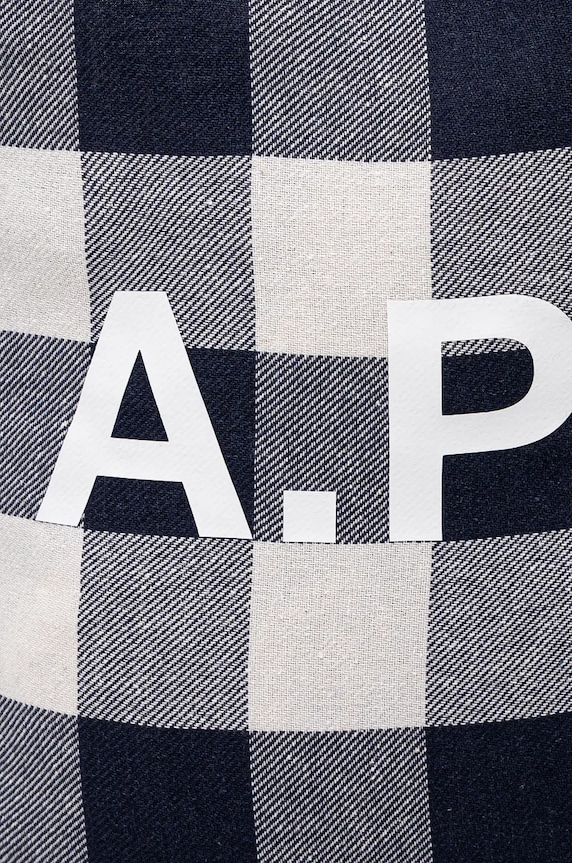 A.P.C. borsetta Tote Lou blu navy COGZX.M61442.IAK
