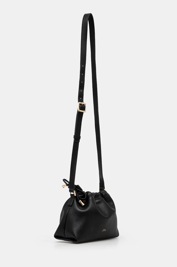 Kabelka A.P.C. Sac Ninon Mini PUAAT.F61582.LZZ černá AW24