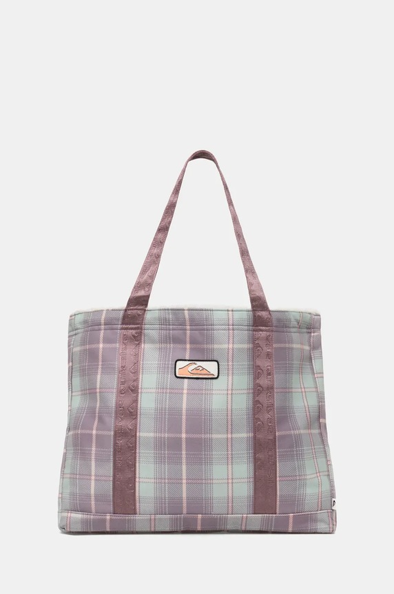 Quiksilver poseta Plaid Winter Bag incape in A4 roz EQYBT03036
