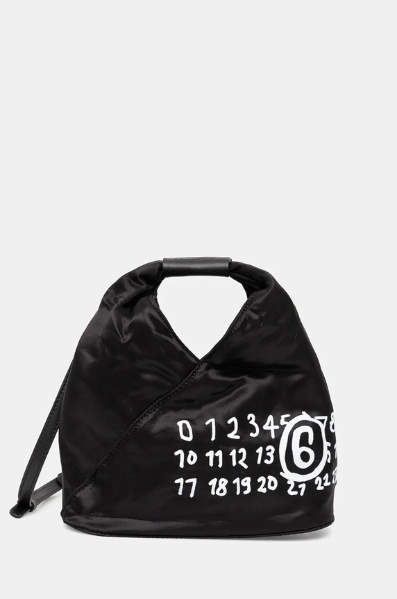 MM6 Maison Margiela handbag non-detachable strap black SB6WD0026.P7184