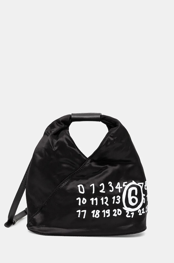 MM6 Maison Margiela handbag non-detachable strap black SB6WD0026.P7184