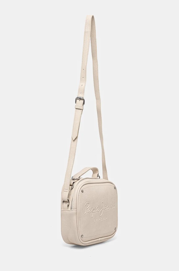 Τσάντα Pepe Jeans BASSY ICON PL031563 λευκό AW24