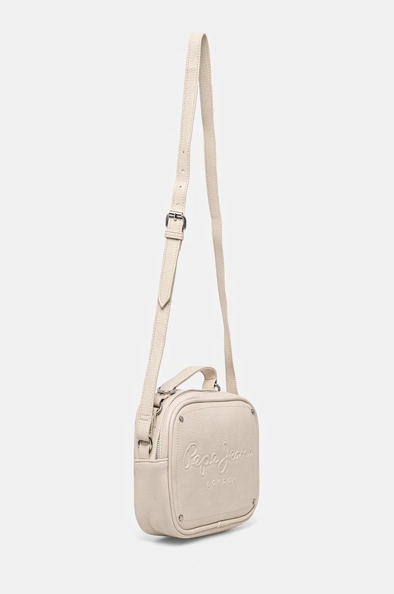 Τσάντα Pepe Jeans BASSY ICON PL031563 λευκό AW24