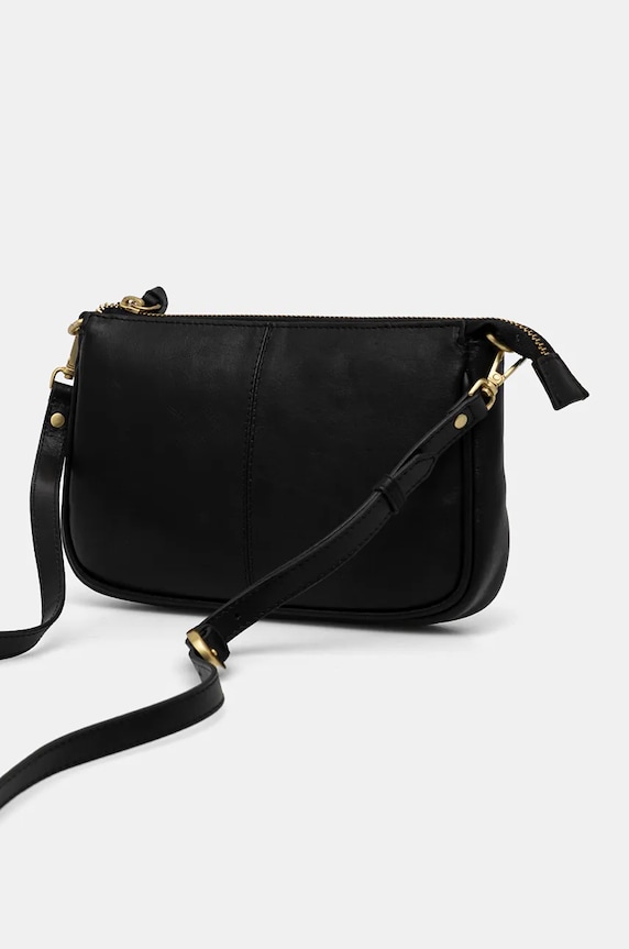 Kožená kabelka Pepe Jeans EDEN MAOS PL031567 černá AW24