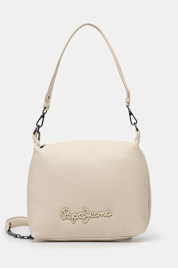 Kabelka Pepe Jeans INGRID SOFTY nášivka béžová PL031574