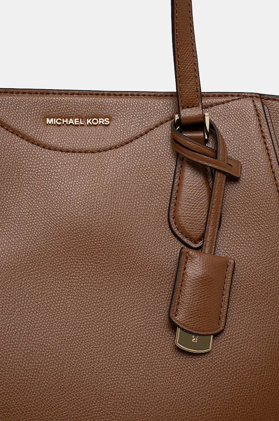 Accesorii MICHAEL Michael Kors poseta de piele 30F4GTBT7L maro