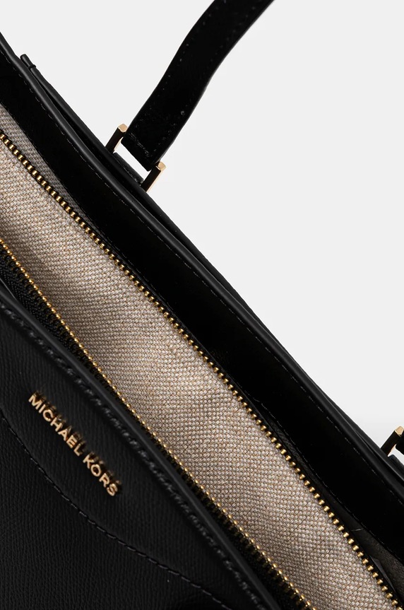 Kožená kabelka MICHAEL Michael Kors 30F4GTBT7L černá