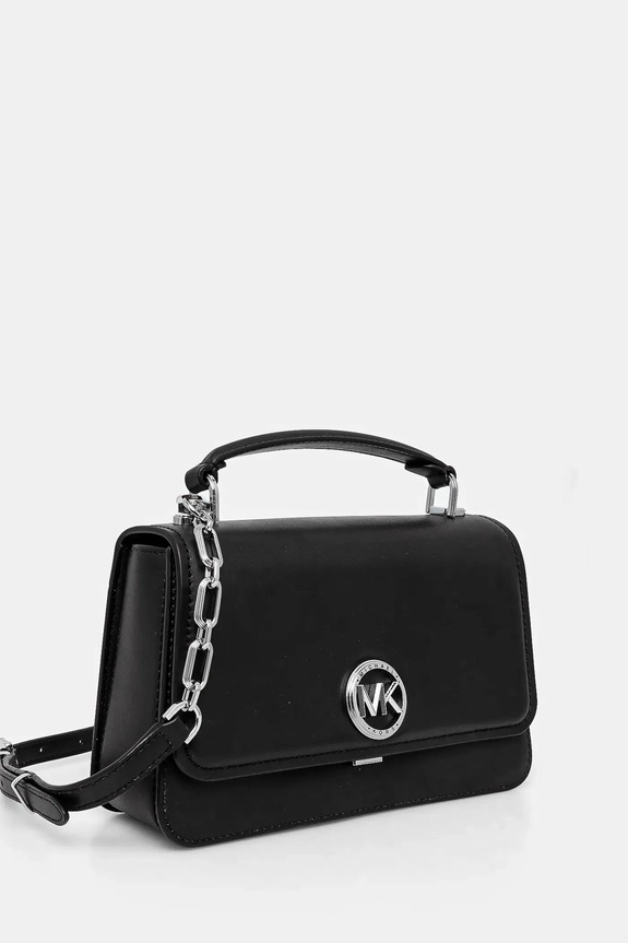 Kožená kabelka MICHAEL Michael Kors 30T4SD8S6L černá AW24