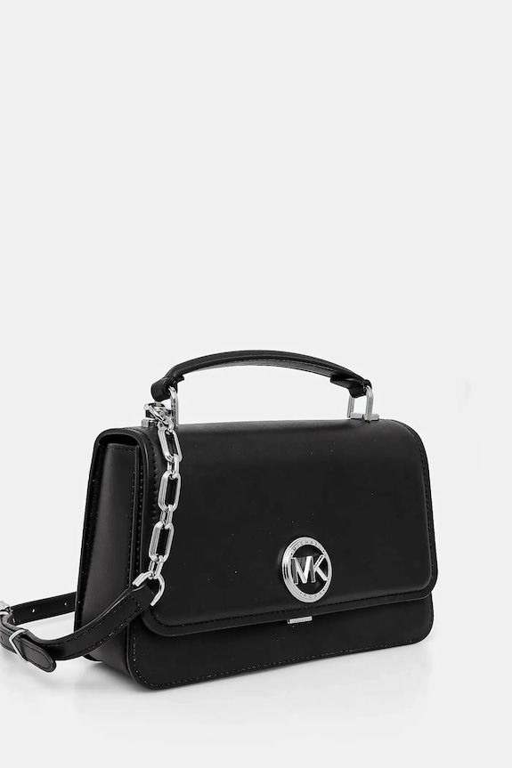 Kožená kabelka MICHAEL Michael Kors 30T4SD8S6L černá AW24