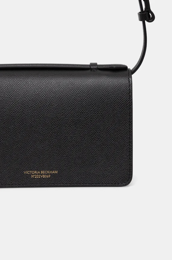 Victoria Beckham torebka skórzana czarny B424AAC005975A