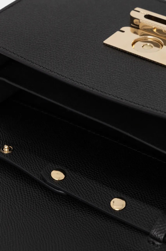 Victoria Beckham torebka skórzana B424AAC005975A czarny