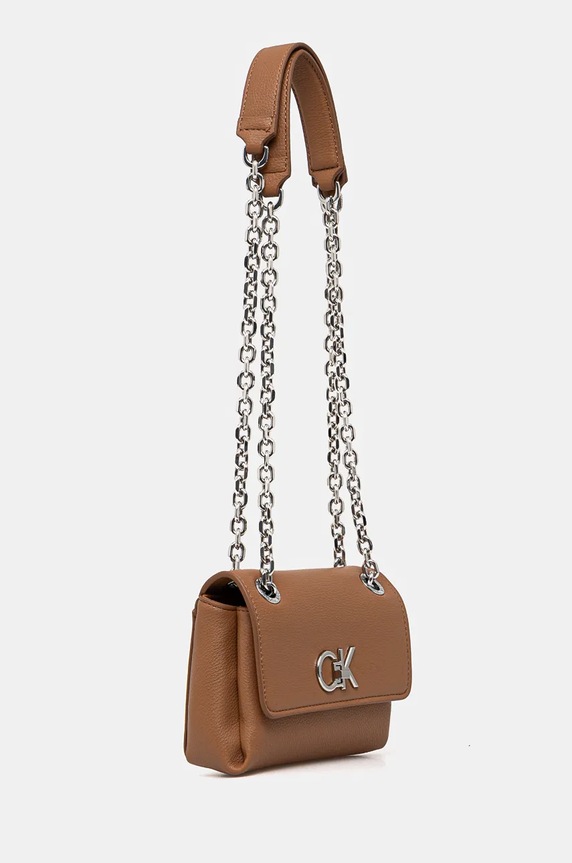 Kabelka Calvin Klein K60K612546 hnedá AW24