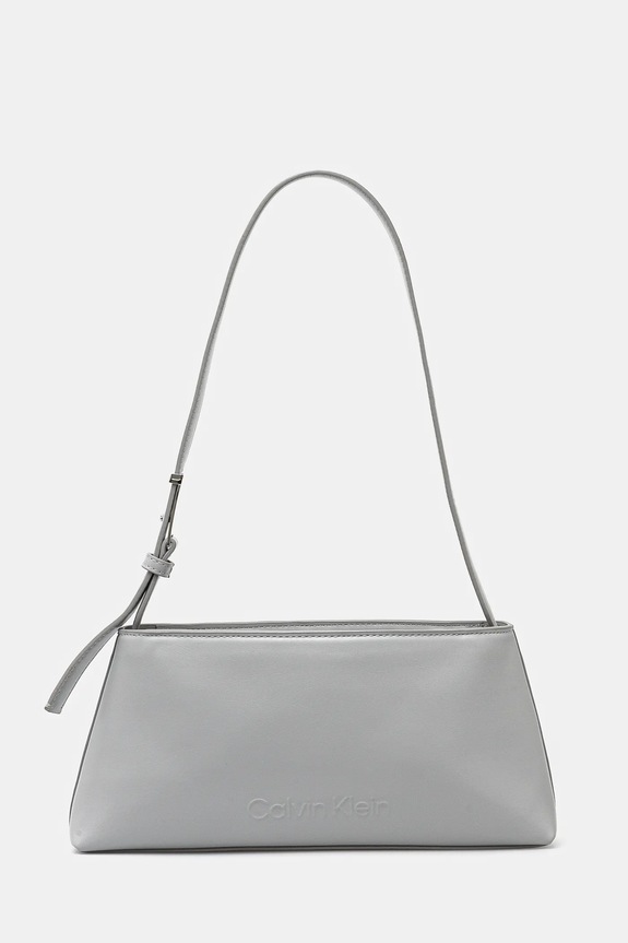 Kabelka Calvin Klein sivá K60K612550