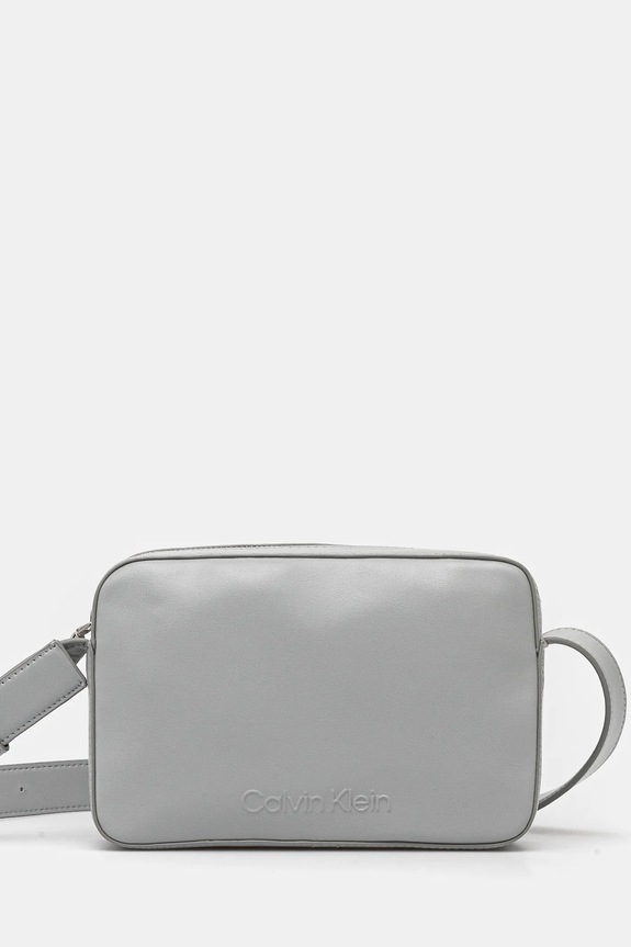 Kabelka Calvin Klein sivá K60K612555