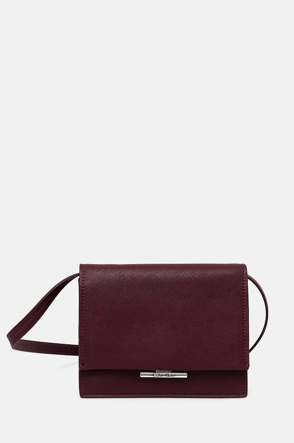 Calvin Klein torebka nie mieści A4 fioletowy K60K612559
