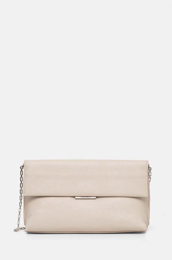 Calvin Klein torebka nie mieści A4 beżowy K60K612560