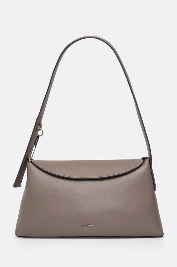 Calvin Klein torebka nie mieści A4 szary K60K612565