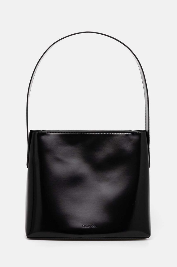 Kabelka Calvin Klein hladký černá K60K612576