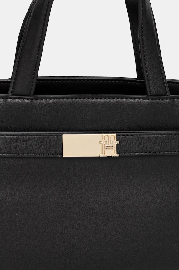 Τσάντα Tommy Hilfiger μαύρο AW0AW17374
