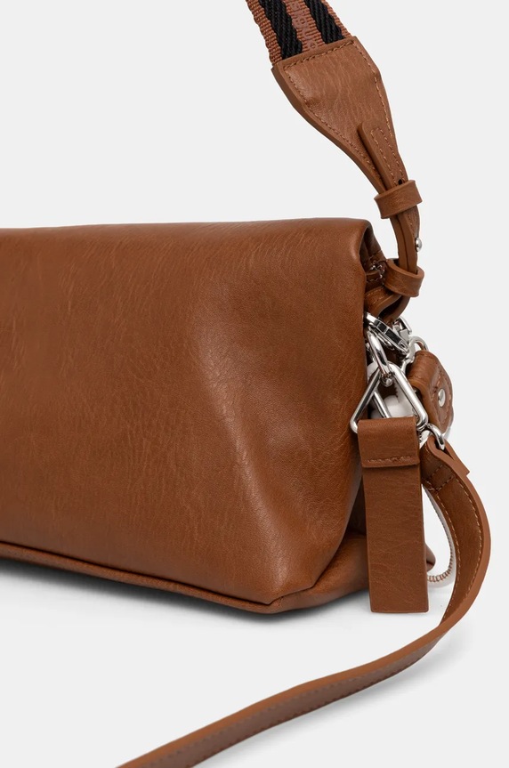 Kabelka Desigual HALF LOGO VENECIA 3.0 hnědá 24WAXP42