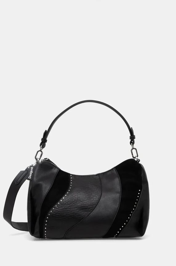 Desigual kézitáska KAHLO MAYARI MAXI mintás fekete 24WAXPA2