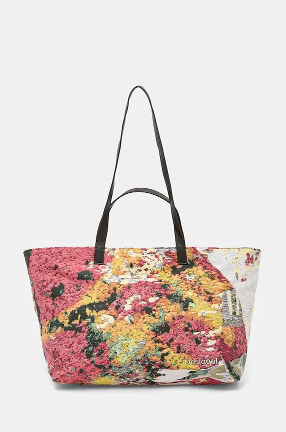 Torba Desigual POSTER LACROIX imitacija zrnate kože šarena 24WAXA35
