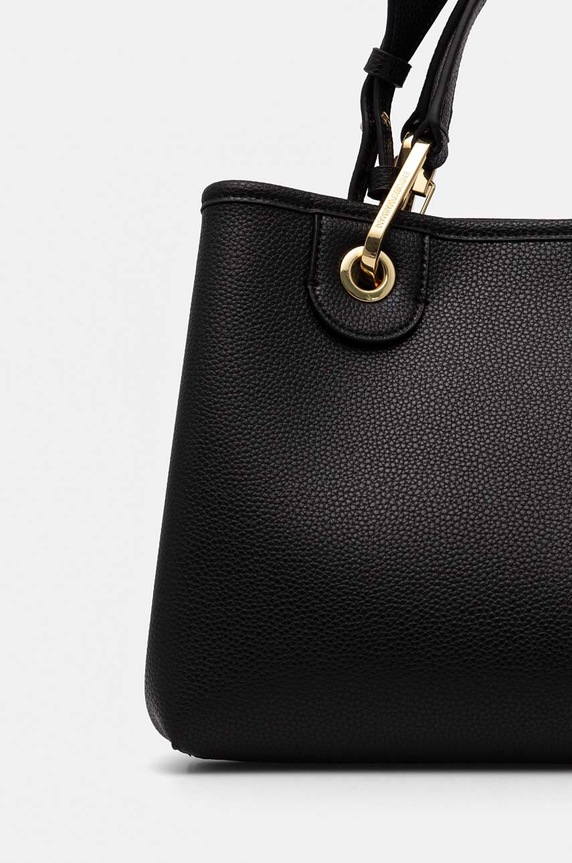 Akcesoria Emporio Armani torebka crossbody damska z imitacji skóry EW000361.AF12103 czarny