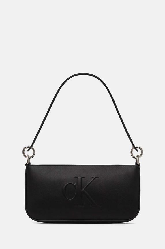 Calvin Klein Jeans torebka nie mieści A4 czarny K60K612725