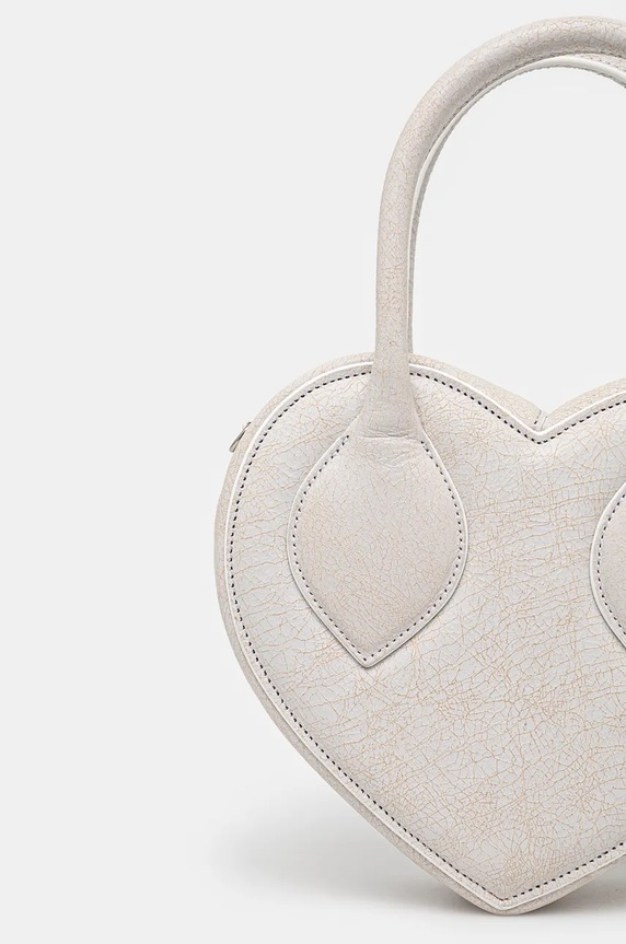 Dodaci Torba AMBUSH Crackle Heart Top Handle Bag BWNP028F24LEA0010100 siva