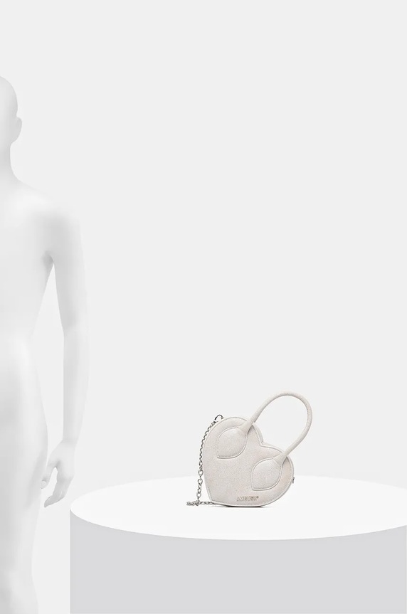 Torba AMBUSH Crackle Heart Top Handle Bag BWNP028F24LEA0010100