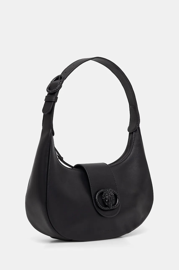 Kurt Geiger London torebka skórzana CHELSEA 3596700109 czarny AW24