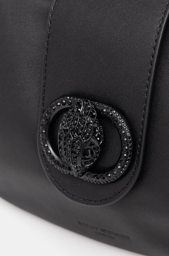 Kurt Geiger London torebka skórzana CHELSEA czarny 3596700109