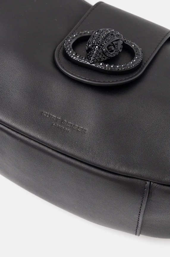 Kurt Geiger London torebka skórzana CHELSEA 3596700109 czarny