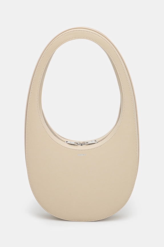 Usnjena torbica Coperni Swipe Bag Ne ustreza A4 bež COPBA01405