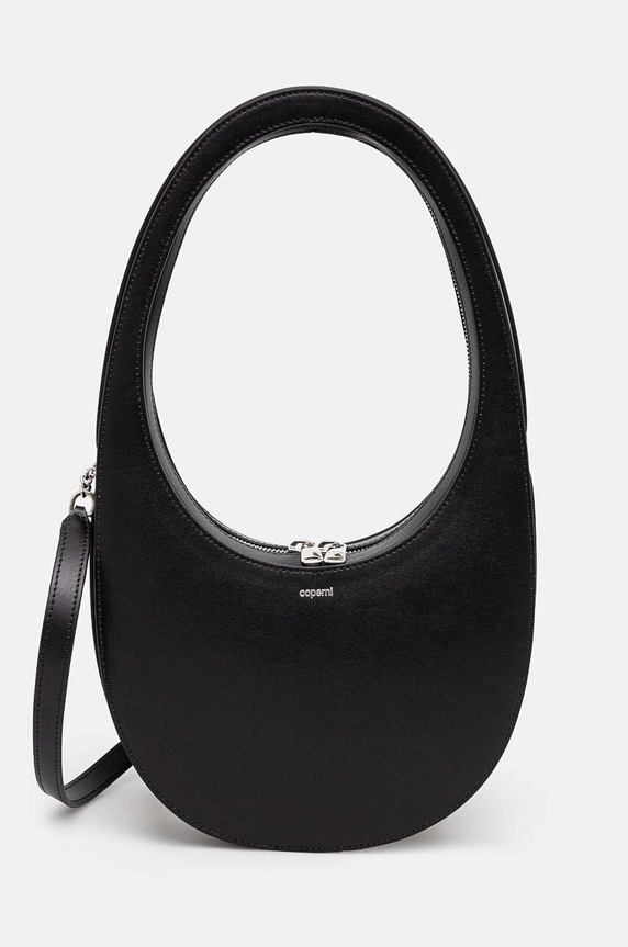 Kabelka Coperni Crossbody Swipe Bag usňová koža čierna COPBA38405
