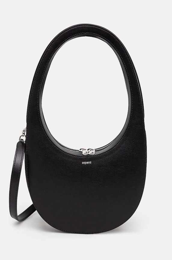 Kabelka Coperni Crossbody Swipe Bag usňová koža čierna COPBA38405