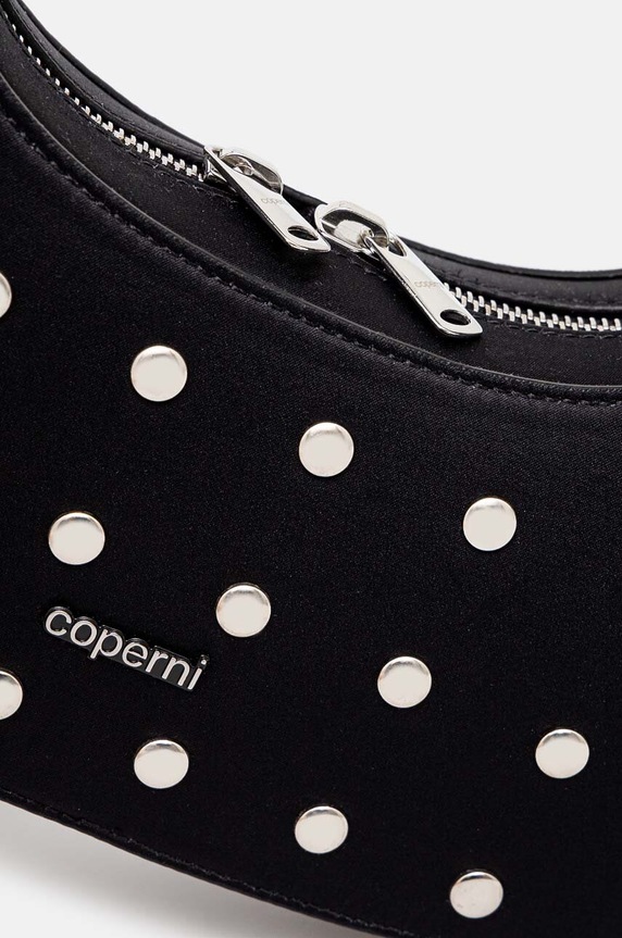 Coperni torebka Studded Crossbody Baguette Swipe Bag czarny COPBA60STF9003