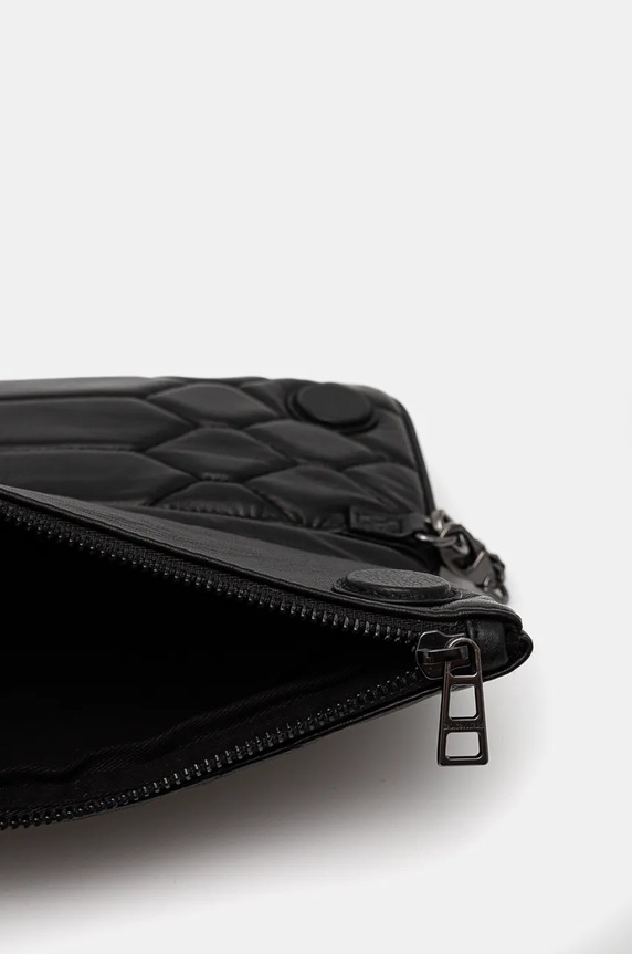 Kožená kabelka ZADIG&VOLTAIRE ROCK XL MAT SCALE čierna LWBA02581