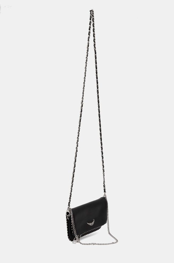 Δερμάτινη τσάντα ZADIG&VOLTAIRE LWBA00006 μαύρο AW24