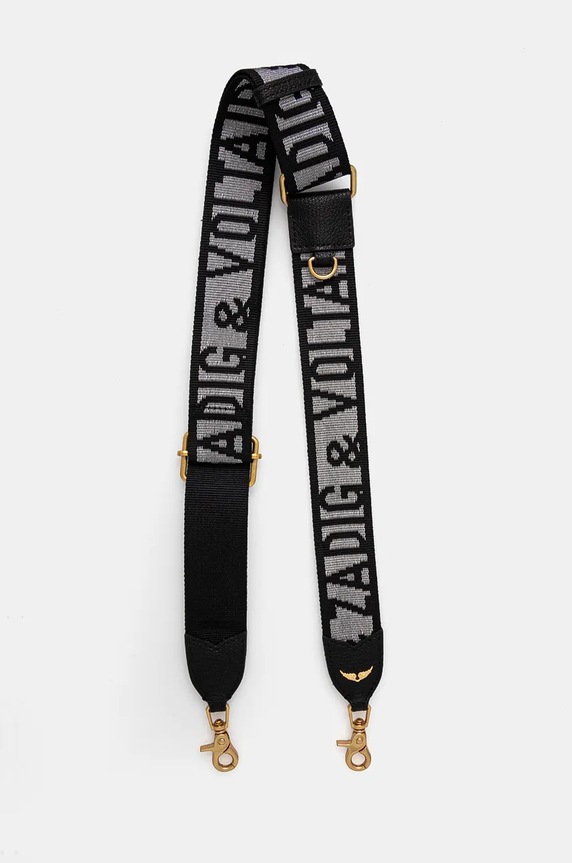 Akcesoria ZADIG&VOLTAIRE pasek do torebki LWOG00005 czarny