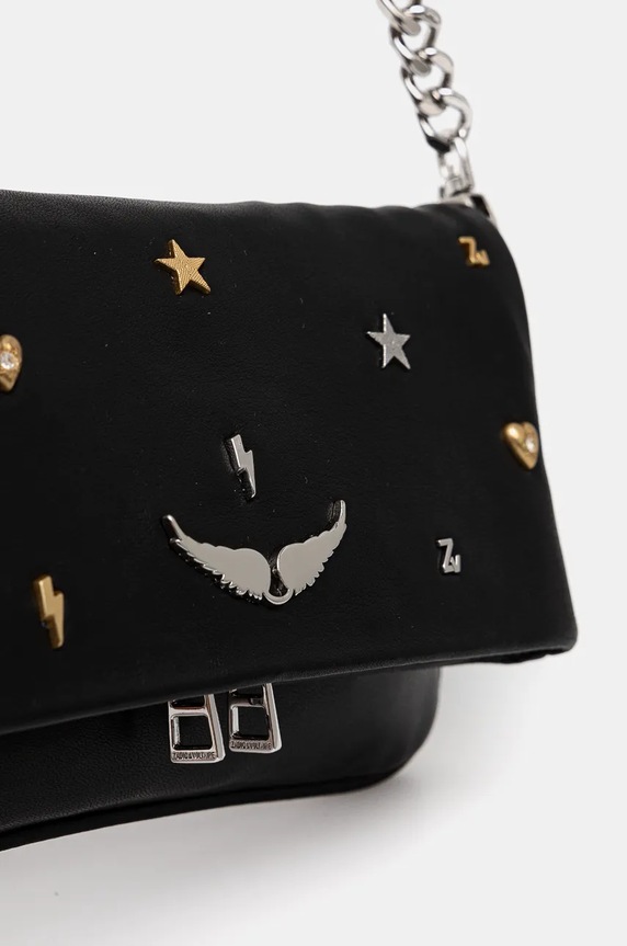 Dodaci Kožna Pismo torba ZADIG&VOLTAIRE LWBA02466 crna